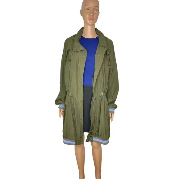 Free People Wind swept jacket size L Wild sage green - Picture 10 of 14